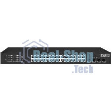 Коммутатор Osnovo SW-62422(400W) 26x100Mb 24PoE+ 400W неуправляемый