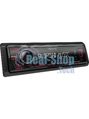Автомагнитола Kenwood KMM-105, 1 DIN, USB Type-A, AUX, съёмная панель