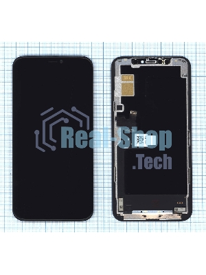 Дисплей Amperin для iPhone 11 Pro в сборе с тачскрином (Soft Oled), черный