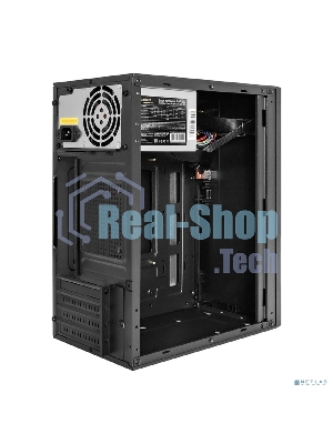 Компьютерный корпус Minitower ExeGate BAA-303U (mATX, без БП, 2хUSB+1хUSB 3.0, HD Audio, черный)