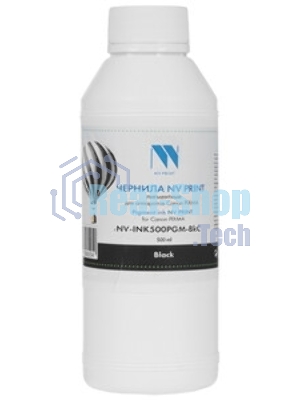 Чернила NVPrint пигментные NV-INK500PGM-BkC для аппаратов Canon PIXMA G5040, G6040, G2040, G7040, G1420, G2420, G3420, G2460, G3460, G3400, G4400, G2400, G1400, G3410, G4410, G2410, G1410, G3411, G1411, G1416; MAXIFY GX6040, GX7040 (500мл) черный