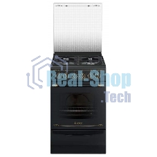 Плита газовая Gefest ПГ 5100-02 0183 черный, конфорок 4 шт, духовка 52 л, 50 см x 85 см x 58.5 см