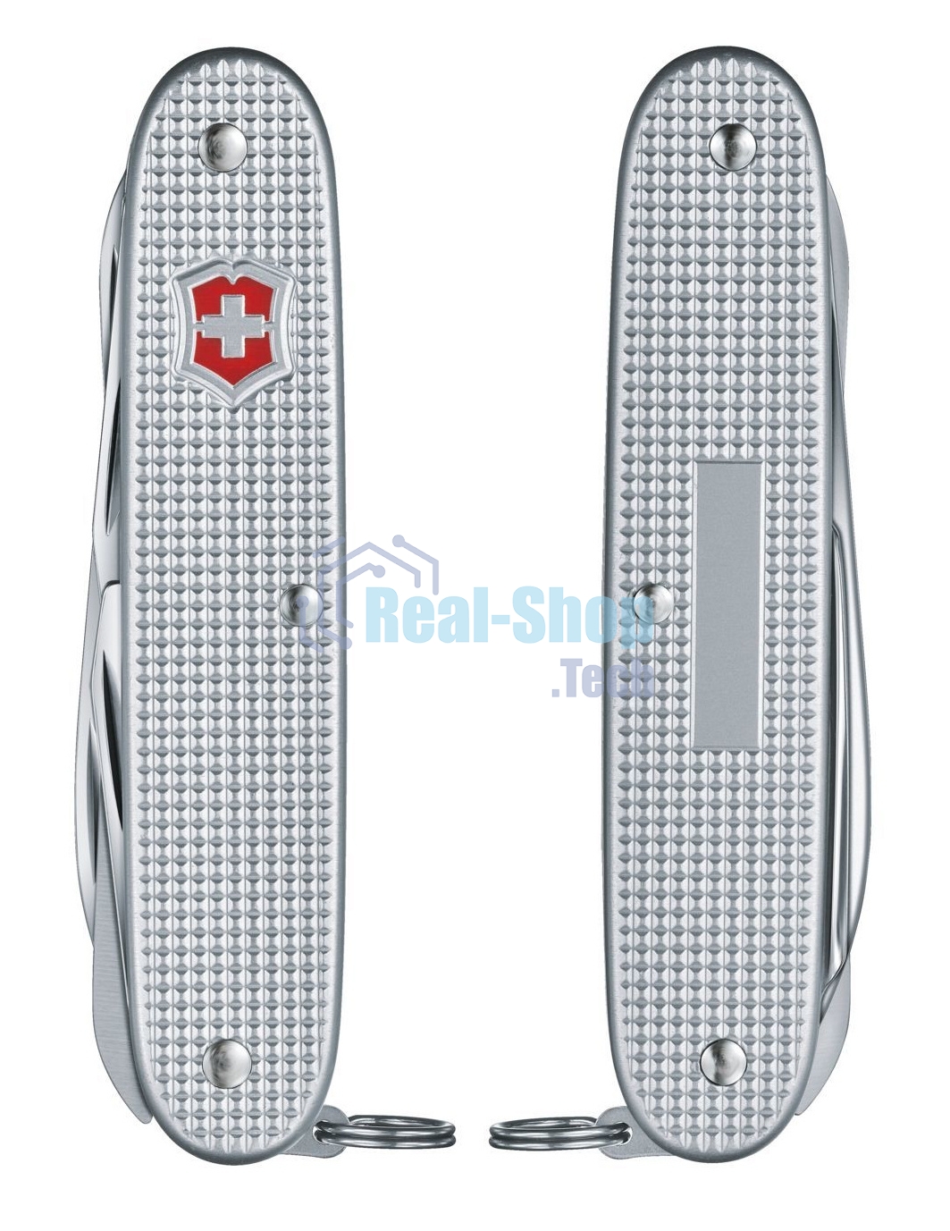 Нож Victorinox Farmer X Alox, 93 мм, 10 функций, алюминиевая рукоять, серебристый