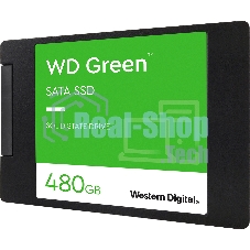 Накопитель SSD WD Green WDS480G3G0A, 480Gb, SATA III, 2.5
