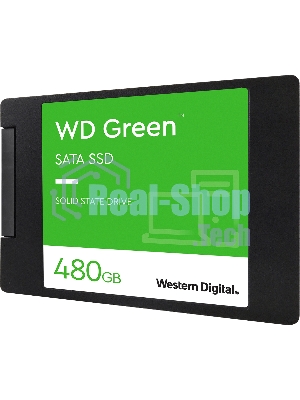Накопитель SSD WD Green WDS480G3G0A, 480Gb, SATA III, 2.5