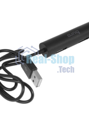 USB-концентратор Buro BU-HUB4-0.5R-U2.0, USB 2.0, USB 4 порта, USB