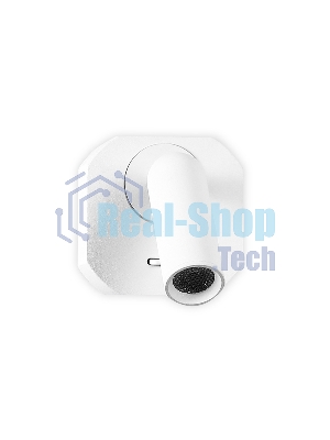 Настенный поворотный светодиодный светильник Ambrella light FW282 SWH белый песок LED 4200K 3W 66*66*65
