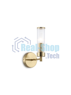 Настенный светильник Ambrella light LH55164 BS/CL латунь/прозрачный E14 max 40W 155*100*245