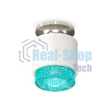 Светильник Ambrella Light XS7510082 SWH/BL белый песок/голубой MR16 GU5.3 (N7927, C7510, N7194)
