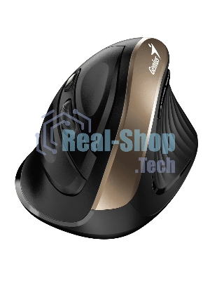 Мышь беспроводная Genius Ergo 8250S черный, 1600 dpi, радиоканал, USB, кнопки - 6