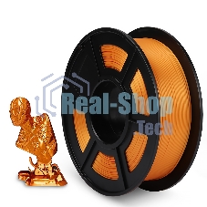 Филамент NVPrint Silk PLA+Brass для 3D печати диаметр 1.75мм длина 330 метров масса 1 кг