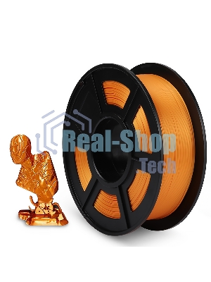 Филамент NVPrint Silk PLA+Brass для 3D печати диаметр 1.75мм длина 330 метров масса 1 кг