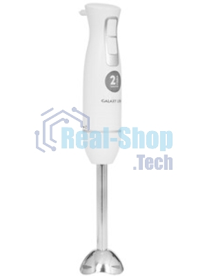 Блендер Galaxy Line GL 2144, белый, погружной, 1000 Вт, 17 000 об/мин, 2 скорости