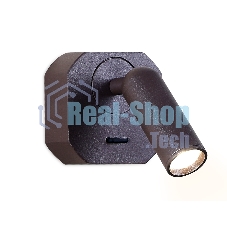 Настенный светодиодный светильник Ambrella light FW283 SCF кофе песок LED 4200K 3W 66*66*65