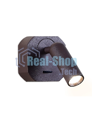 Настенный светодиодный светильник Ambrella light FW283 SCF кофе песок LED 4200K 3W 66*66*65