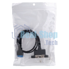 Планка USB 3.0 на заднюю панель низкопрофильная Cablexpert CC-USB3-RECEPTACLE-LP, 2 порта USB