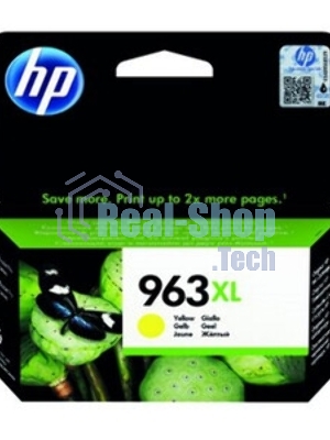 Картридж струйный HP 963XL 3JA29AE желтый увеличенной емкости (1600 стр) для HP OfficeJet Pro 9010, 9013, 9020, 9023