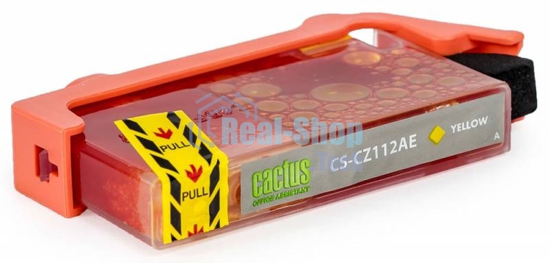 Картридж струйный Cactus CS-CZ112AE №655 желтый (14,6 мл) для HP DJ IA 3525/5525/4515/4525