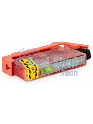 Картридж струйный Cactus CS-CZ112AE №655 желтый (14,6 мл) для HP DJ IA 3525/5525/4515/4525