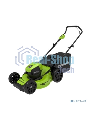 Газонокосилка аккумуляторная GreenWorks GD40LM46HP, 40 В, 0 Ач