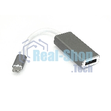 Адаптер Type-C на DisplayPort, серый