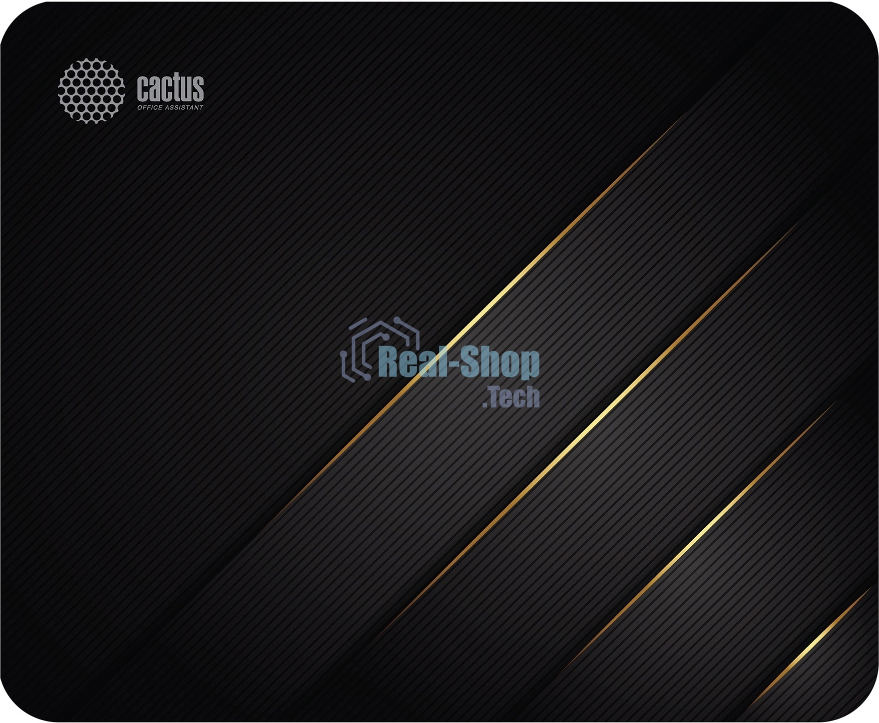 Коврик для мыши Cactus Gold Geometry 300x250x2мм (CS-MPC-P04M)