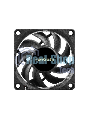 Вентилятор 12В DC ExeGate EX07015H2PM (70x70x15 мм, Hydraulic bearing (гидродинамический), 2pin+Molex, 2500RPM, 23dBA)