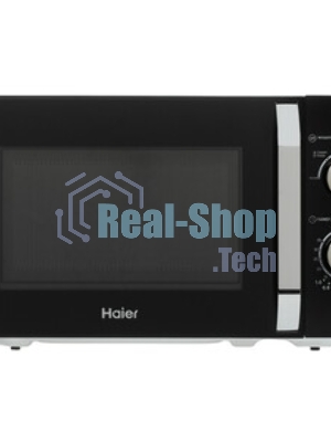 Микроволновая печь Haier HMB-MM208BA черный/серебристый, 20 л, 800 Вт, переключатели - поворотный механизм