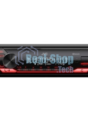 Автомагнитола JVC KD-X182BT, 1 DIN, Bluetooth, USB Type-A, AUX, съёмная панель