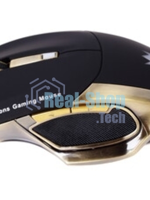 Мышь беспроводная Crown Gaming CMXG-605 черный, 1600 dpi, радиоканал, USB, кнопки - 6
