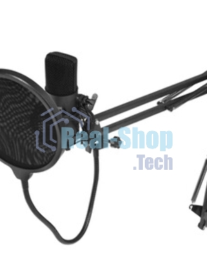 Микрофон проводной Оклик SM-700G 2.5м черный