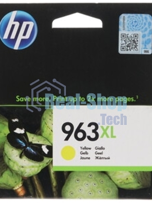 Картридж струйный HP 963XL 3JA29AE желтый увеличенной емкости (1600 стр) для HP OfficeJet Pro 9010, 9013, 9020, 9023