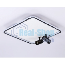 Светильник Ambrella light FL5115/1+2 WH/BK белый/черный 97W 3000K-6400K 480*480*130 (ПДУ ИК)