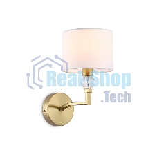 Настенный светильник Ambrella light LH71135 BS/WH латунь/белый E14 max 40W 220*140*250