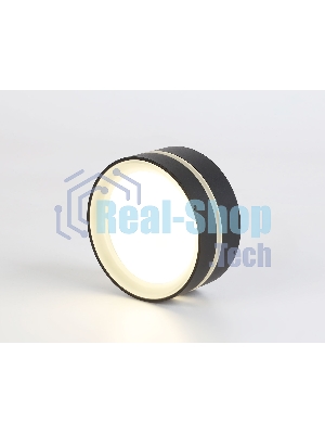 Светильник Ambrella light TN5389 SBK/FR черный песок/белый матовый GX53 IP44 D85*41