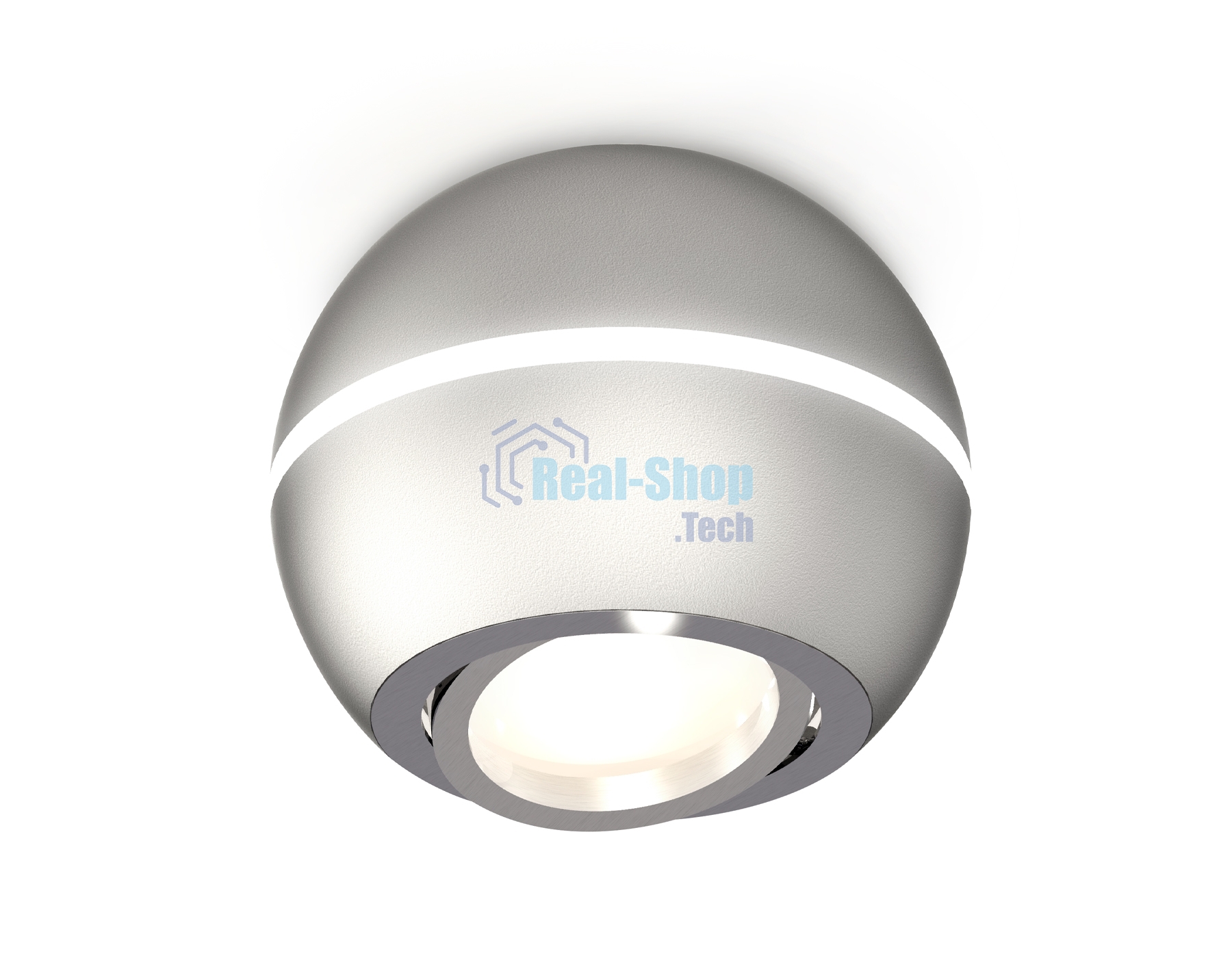 Светильник Ambrella Light XS1103011 SSL/PSL серебро песок/серебро полированное MR16 GU5.3 LED 3W 4200K (C1103, N7003)