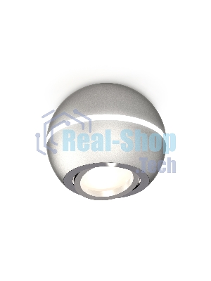 Светильник Ambrella Light XS1103011 SSL/PSL серебро песок/серебро полированное MR16 GU5.3 LED 3W 4200K (C1103, N7003)