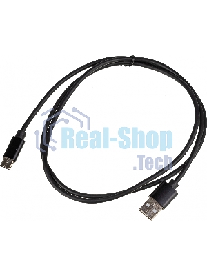 Кабель USB (m)-USB Type-C (m) 1м черный