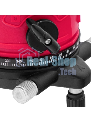 Лазерный уровень MTX CRL-30R, 30 м, красный луч, батарейки, резьба 5/8