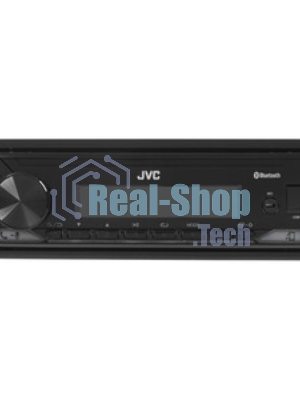Автомагнитола JVC KD-X182BT, 1 DIN, Bluetooth, USB Type-A, AUX, съёмная панель