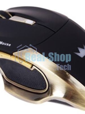Мышь беспроводная Crown Gaming CMXG-605 черный, 1600 dpi, радиоканал, USB, кнопки - 6