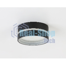Светильник Ambrella light TN5389 SBK/FR черный песок/белый матовый GX53 IP44 D85*41