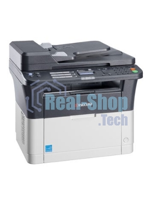 МФУ лазерное Kyocera Ecosys FS-1025MFP (1102M63RU0/1102M63RUV/1102M63RU2/1102M63NX2/1102M63DZ2), A4, ч/б, печ. до 25 стр/мин., скан. до 18 стр/мин. (ч/б) 6 стр/мин. (цвет), 600 x 1800 dpi (печать) 600x600dpi (скан), USB, RJ-45