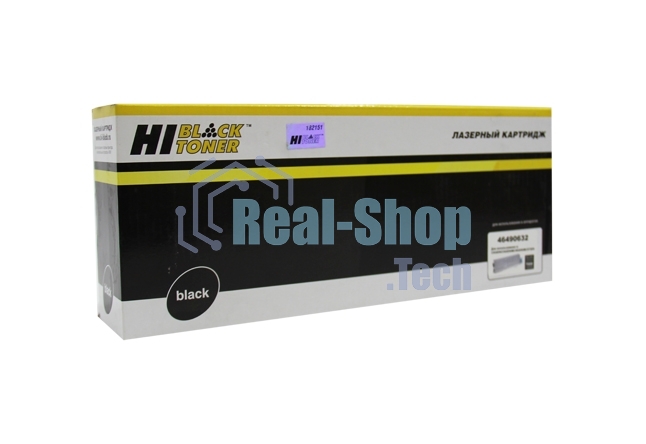 Тонер-картридж Hi-Black (HB-46490632) для OKI C532/C542/MC573/MC563, Bk, 7K