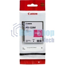 Картридж струйный Canon PFI-120 M 2887C001 пурпурный (130 мл) для Canon imagePROGRAF