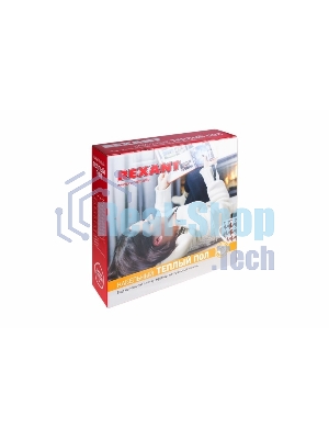 Теплый пол Rexant Standard RND -40-600 (600Вт/40м/S обогрева, м2: 3,7-5,0) (двух жильный)