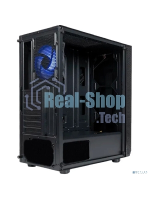 Компьютерный корпус ATX Eurocase A31 ARGB черный без БП закаленное стекло USB 3.0
