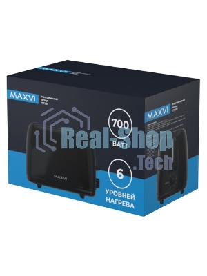 Тостер Maxvi KT723P черный