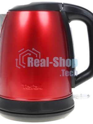 Электрочайник Tefal KI270530 красный, 1.7 л, 2400 Вт, скрытый нагревательный элемент