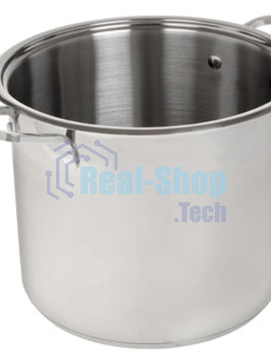 Кастрюля WEBBER BE-128-10L 10 л, 24 см, нержавеющая сталь, с крышкой
